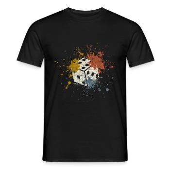 Cubes - T-shirt homme - noir - Devant - AI Model Male 178 light (178cm)