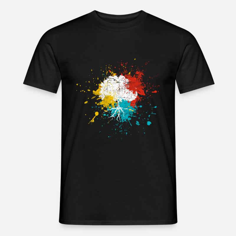 Baum - Männer T-Shirt - Schwarz