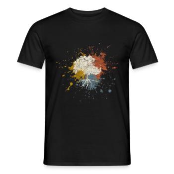 Arbre - T-shirt homme - noir - Devant - AI Model Male 178 light (178cm)