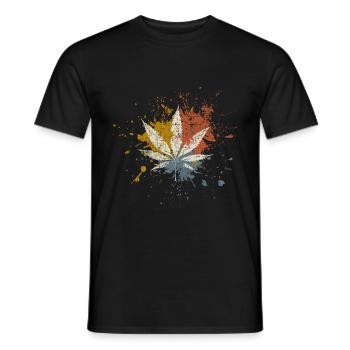 Cannabis - T-shirt homme - noir - Devant - AI Model Male 178 light (178cm)