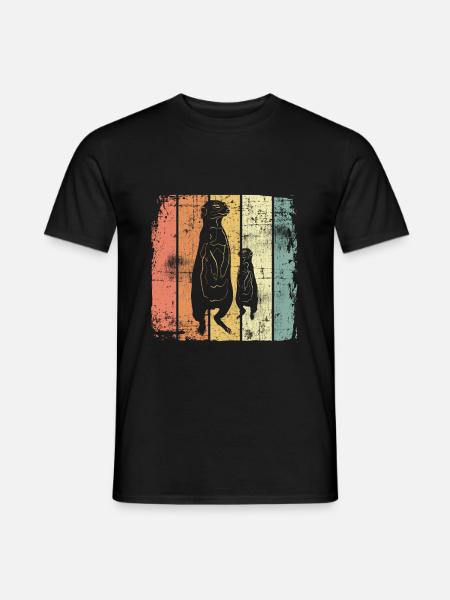 suricates - T-shirt homme - noir