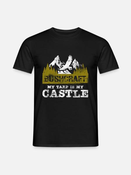 Outdoor Bushcraft - Men's T-Shirt - black