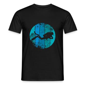 immersione - T-shirt uomo - nero - Fronte - AI Model Male 178 light (178cm)