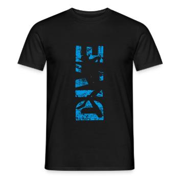 diving - Men's T-Shirt - black - Front - AI Model Male 178 light (178cm)