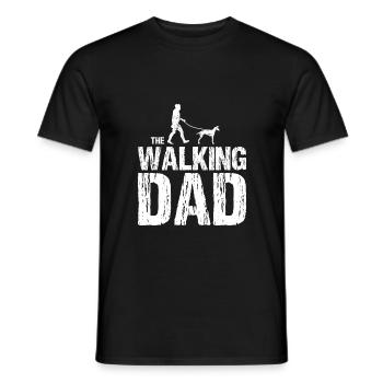 Podenco Canario The Walking Papa sort pour Herchen - T-shirt homme - noir - Devant - AI Model Male 178 light (178cm)