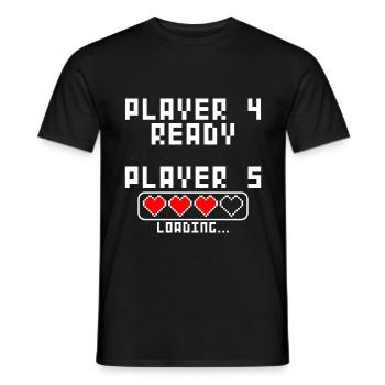 Schwangerschaft verkünden Baby 5 Kind fünf fünftes - Männer T-Shirt - Schwarz - Vorne - AI Model Male 178 light (178cm)