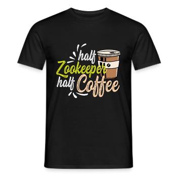 Cadeau holiker de café semi-café - T-shirt homme - noir - Devant - AI Model Male 178 light (178cm)