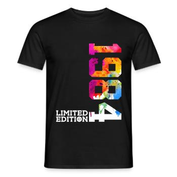 42E ANNIVERSAIRE ÉDITION LIMITÉE 1984 - T-shirt homme - noir - Devant - AI Model Male 178 light (178cm)