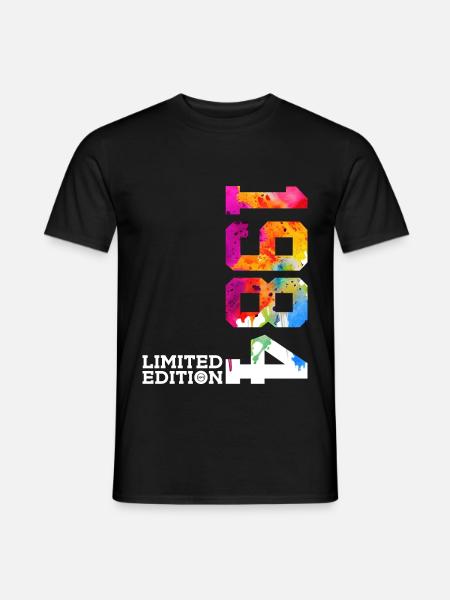 42. GEBURTSTAG LIMITED EDITION 1984 - Männer T-Shirt - Schwarz