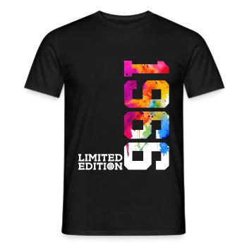 60E ANNIVERSAIRE ÉDITION LIMITÉE 1966 - T-shirt homme - noir - Devant - AI Model Male 178 light (178cm)