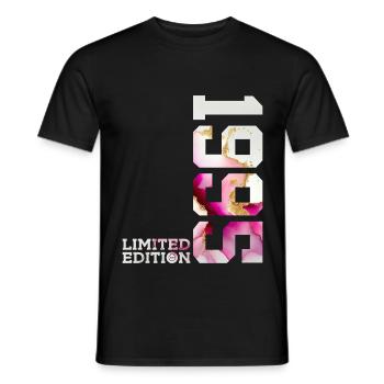 31ST BIRTHDAY 31 YEARS LIMITED EDITION 1995 - Men's T-Shirt - black - Front - AI Model Male 178 light (178cm)