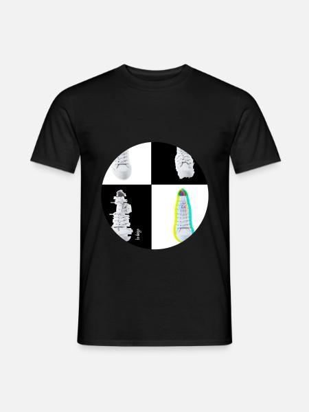 Lifestyle Pyjama nachhaltig - Männer T-Shirt - Schwarz