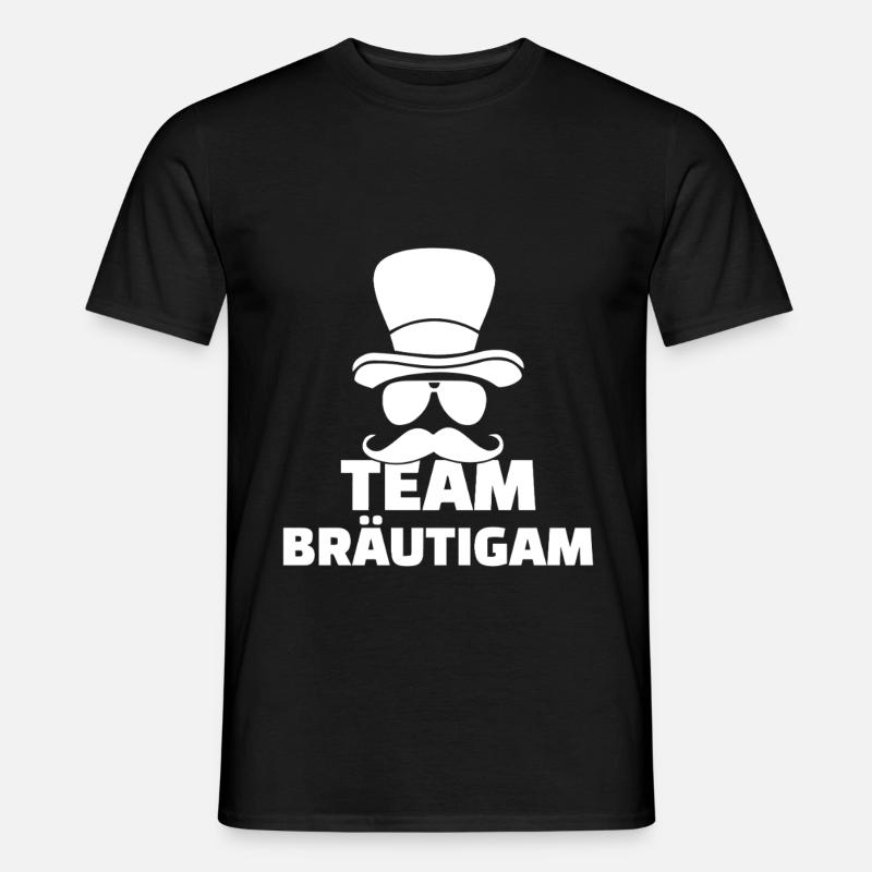 Bräutigam Junggesellenabschied feier - Männer T-Shirt - Schwarz