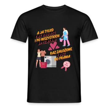 Dear Mom - Men's T-Shirt - black - Front - AI Model Male 178 light (178cm)