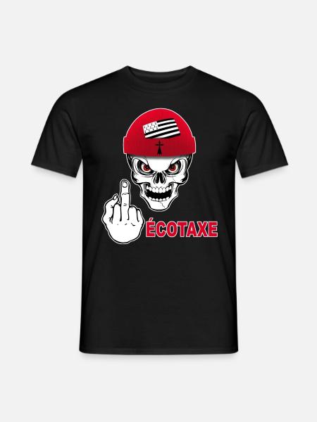 Breizh Fick mit Steuer - Männer T-Shirt - Schwarz