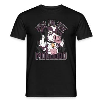 cows - Men's T-Shirt - black - Front - AI Model Male 178 light (178cm)
