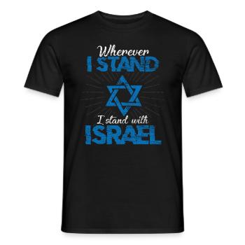 Israël Judaïsme Krav Maga - T-shirt homme - noir - Devant - AI Model Male 178 light (178cm)