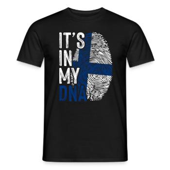 ADN de Finlande - T-shirt homme - noir - Devant - AI Model Male 178 light (178cm)