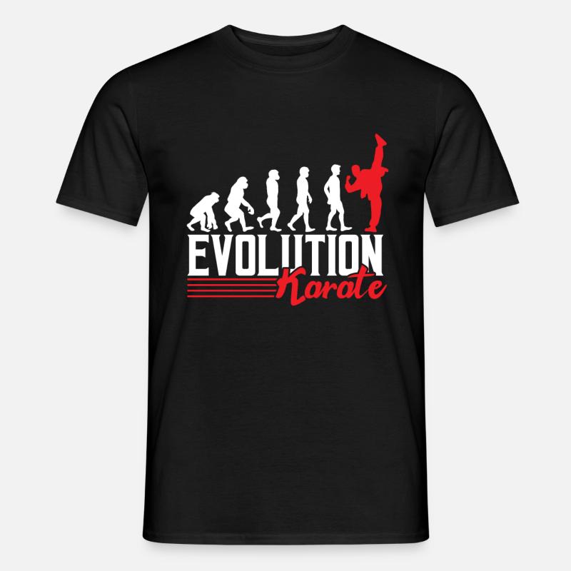 Evolution Karate - Männer T-Shirt - Schwarz
