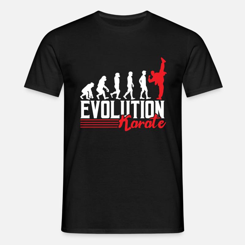 Evolution karate - Men's T-Shirt - black
