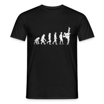 Karate Evolution Sport - Männer T-Shirt - Schwarz - Vorne - AI Model Male 178 light (178cm)