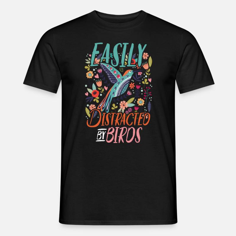 Vogel Tiere Tier - Männer T-Shirt - Schwarz
