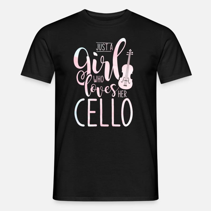 Violoncelle - T-shirt homme - noir