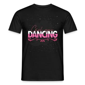 Cadeau Cowboy Linedance - T-shirt homme - noir - Devant - AI Model Male 178 light (178cm)