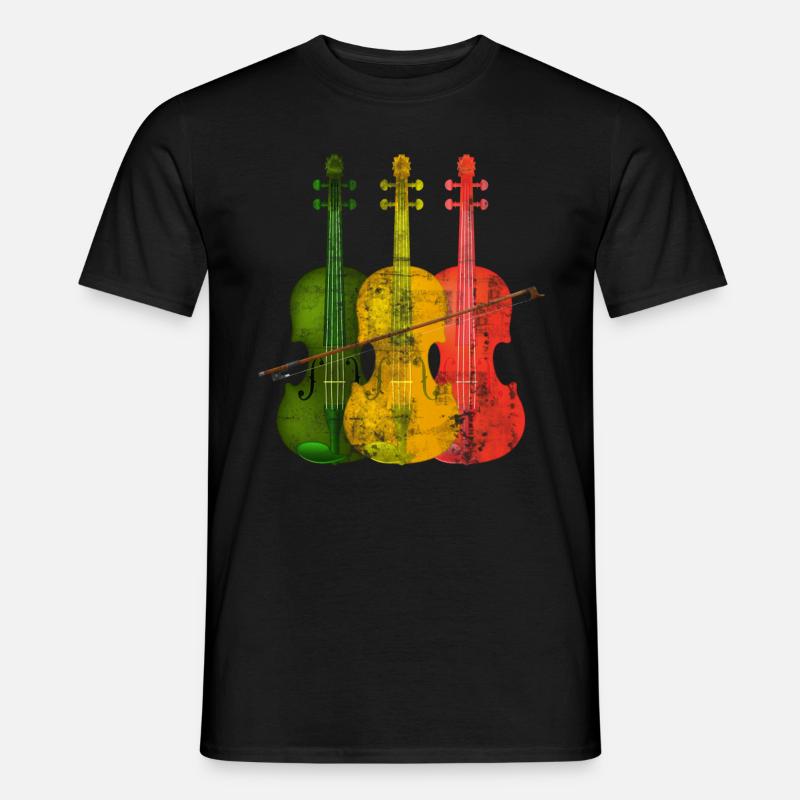 Cello - Männer T-Shirt - Schwarz