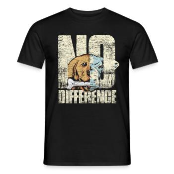 Mode de vie végétalien - T-shirt homme - noir - Devant - AI Model Male 178 light (178cm)