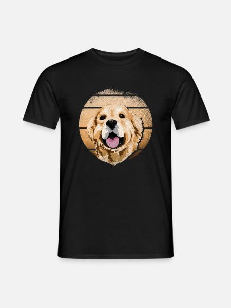 Hund - Männer T-Shirt - Schwarz