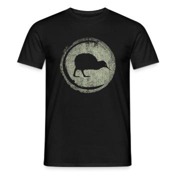Neuseeland - Männer T-Shirt - Schwarz - Vorne - AI Model Male 178 light (178cm)