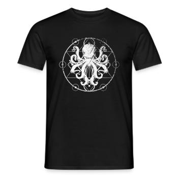 Octopus gift - Men's T-Shirt - black - Front - AI Model Male 178 light (178cm)