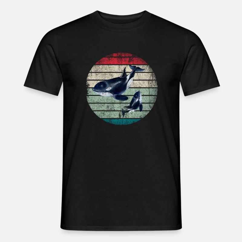Orca - Männer T-Shirt - Schwarz