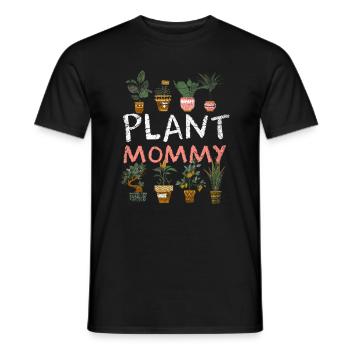 les plantes - T-shirt homme - noir - Devant - AI Model Male 178 light (178cm)