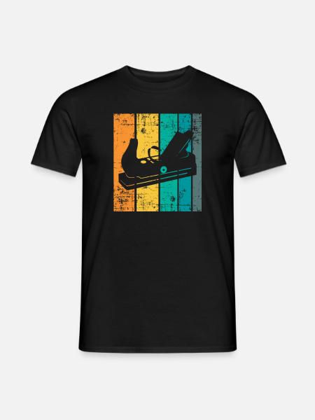 Schaafmachine vintage motief timmerman timmerman ambachtsman - Heren T-shirt - zwart