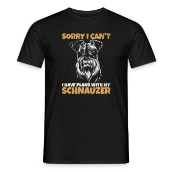 I can not at the moment. My dog the snorter - Men's T-Shirt - black - Front - AI Model Male 178 light (178cm)