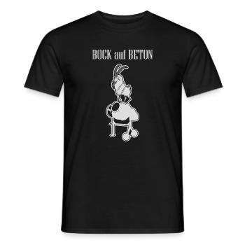 Bock auf Beton Betonmischer Handwerker - Männer T-Shirt - Schwarz - Vorne - AI Model Male 178 light (178cm)