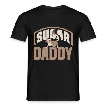 Sugar Glider Pet Sugar Daddy - Männer T-Shirt - Schwarz - Vorne - AI Model Male 178 light (178cm)