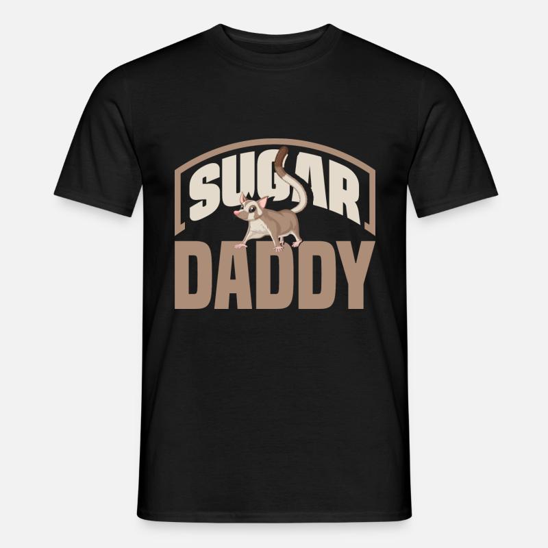 Sugar Glider Pet Sugar Daddy - Männer T-Shirt - Schwarz