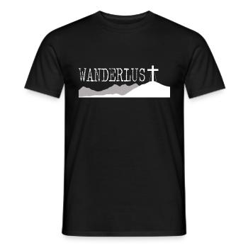 Wanderlust - Männer T-Shirt - Schwarz - Vorne - AI Model Male 178 light (178cm)