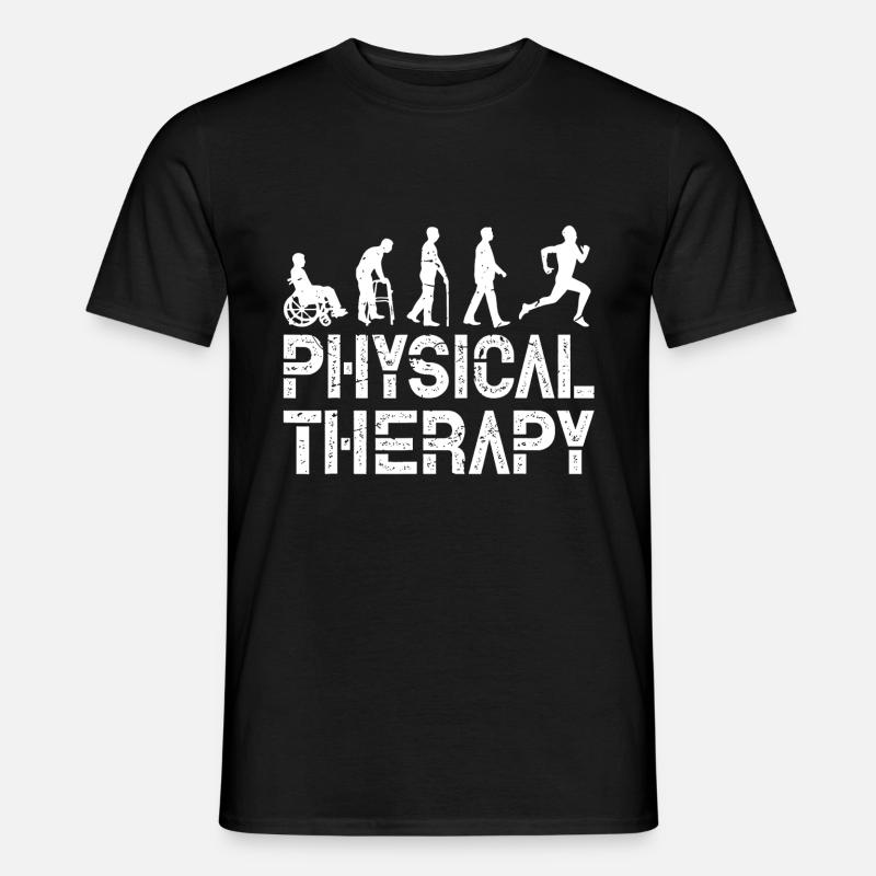 Physiotherapie T-Shirts - Männer T-Shirt - Schwarz