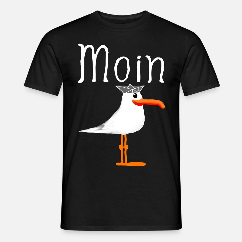 moin - Männer T-Shirt - Schwarz