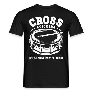 Tenor Schlagzeuger | Tenortrommel Band Geschenk - Männer T-Shirt - Schwarz - Vorne - AI Model Male 178 light (178cm)