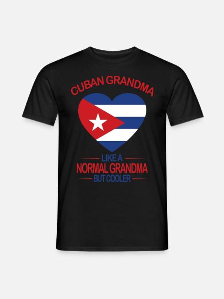 Kubanische Flagge - Männer T-Shirt - Schwarz
