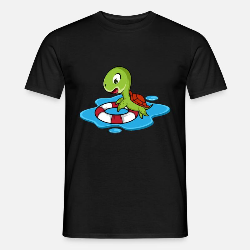 Schildkrötenmeer Tierärzte Geschenk - Männer T-Shirt - Schwarz