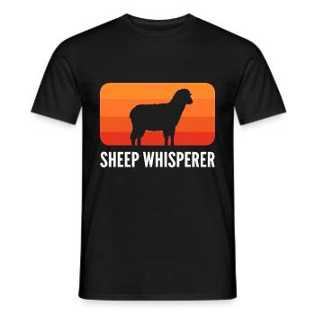 Schafflüsterer Schäfer Gift - Männer T-Shirt - Schwarz - Vorne - AI Model Male 178 light (178cm)