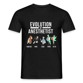 Anesthesia Lustig Doctor and Anesthesiologist Gift - Men's T-Shirt - black - Front - AI Model Male 178 light (178cm)