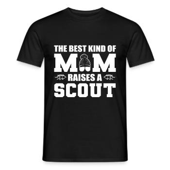 Increases a Scout Vanguard Gift - Men's T-Shirt - black - Front - AI Model Male 178 light (178cm)