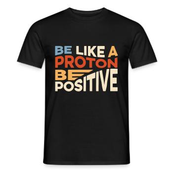 Soyez comme un poison de microbiologiste proton - T-shirt homme - noir - Devant - AI Model Male 178 light (178cm)